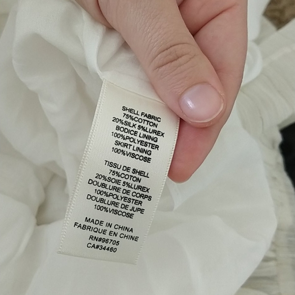 NWT Rebecca Taylor gauzy metallic dress - Picture 11 of 12